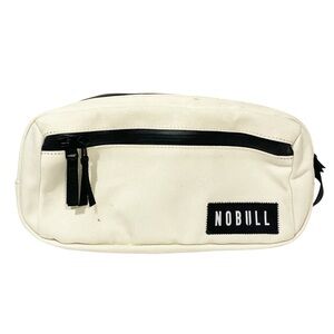 NoBull Unisex‎ Cream Black Trim Canvas Crossbody Adjustable Bag